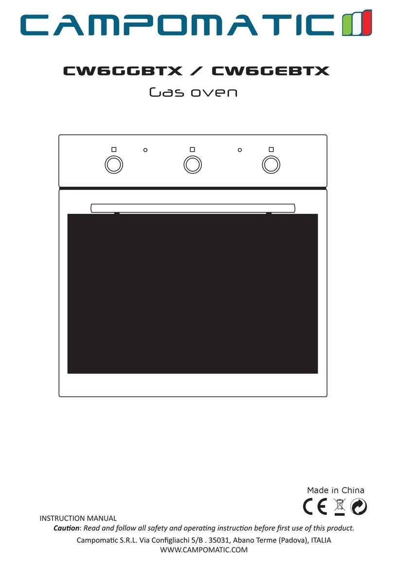 Campomatic CW6GGBTX instruction manual