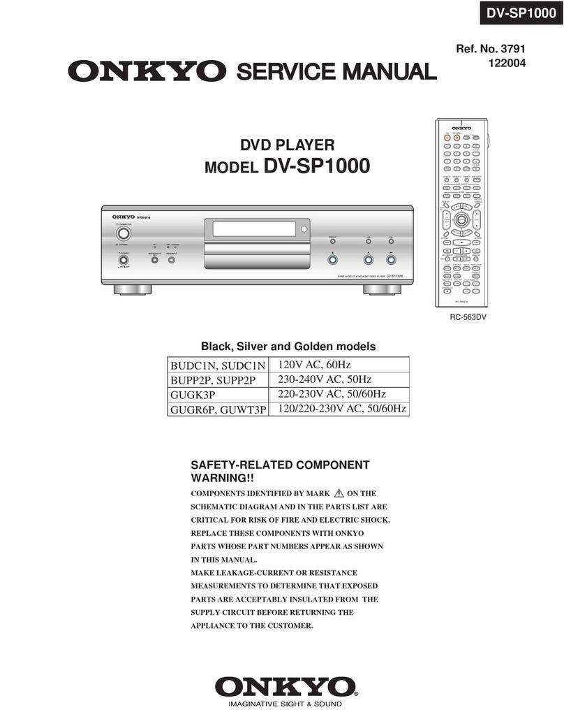 Onkyo DV-SP1000 Service manual
