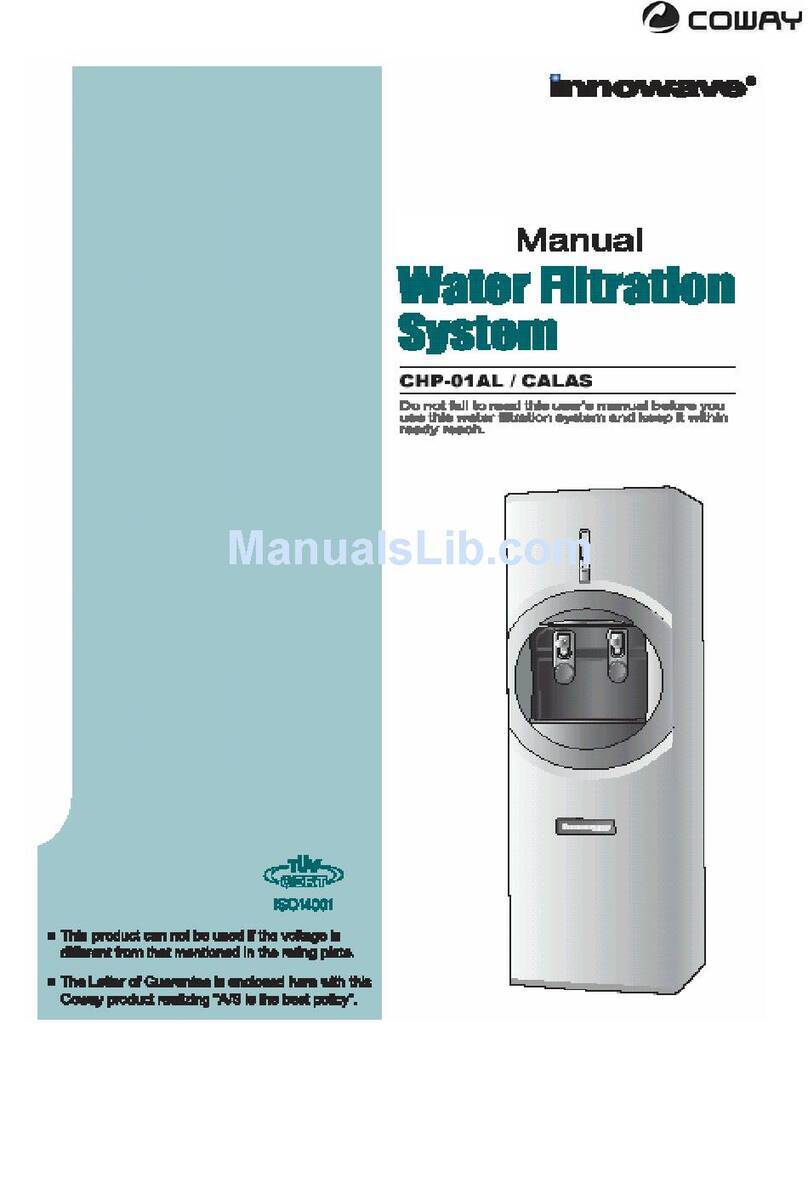 Coway CHP-01AL User manual Coway CHP-01AL User manual