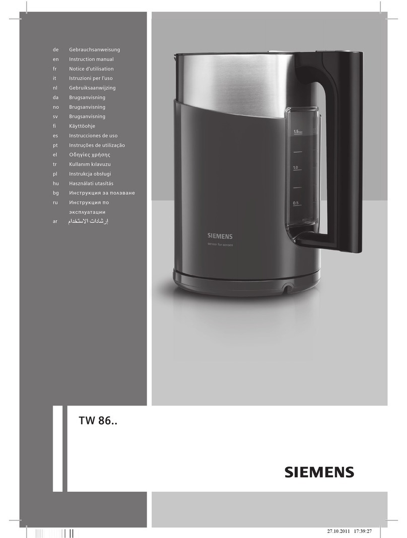 Siemens TW 86 SERIES Instruction manual supplement