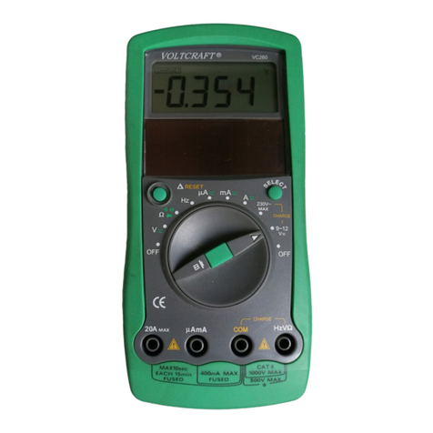 VOLTCRAFT VC 260 User manual