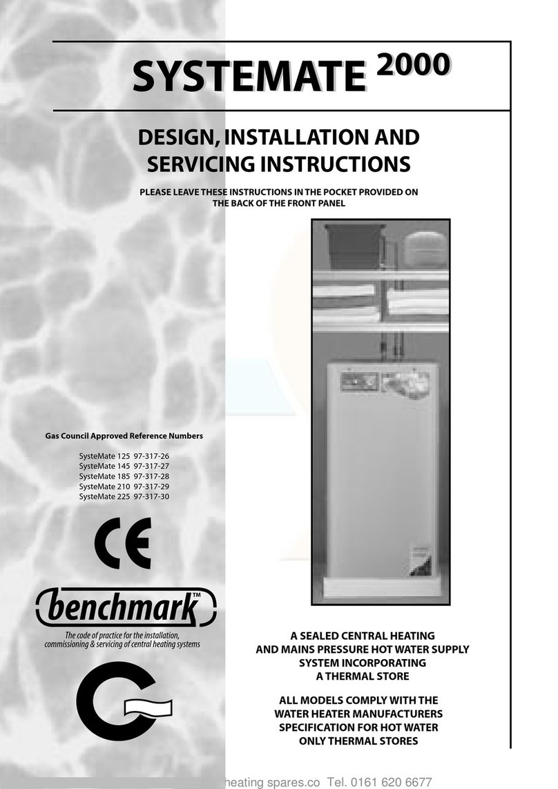 gledhill SysteMate 125 Installation and servicing instructions gledhill SysteMate 125 Installation and servicing instructions