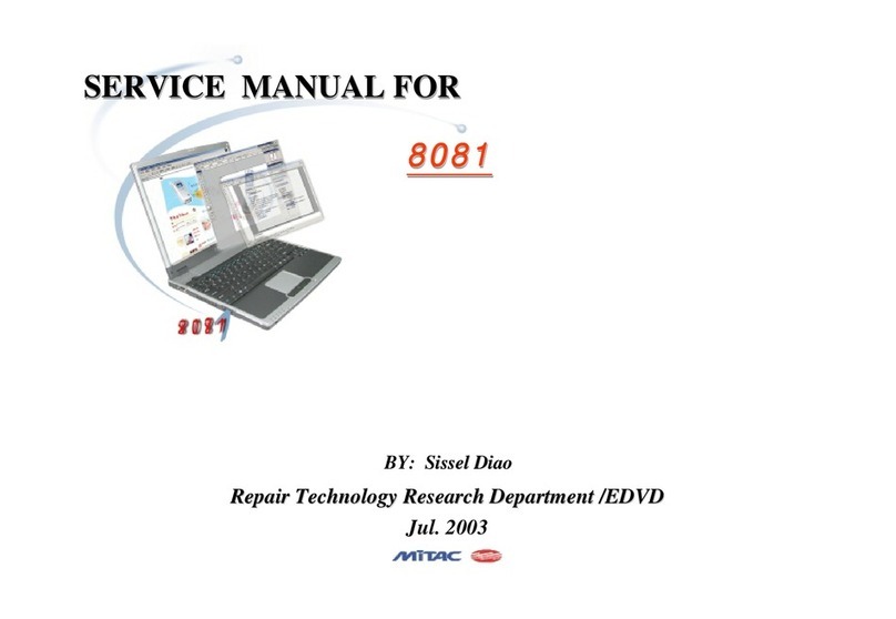 MiTAC 8081 Service manual