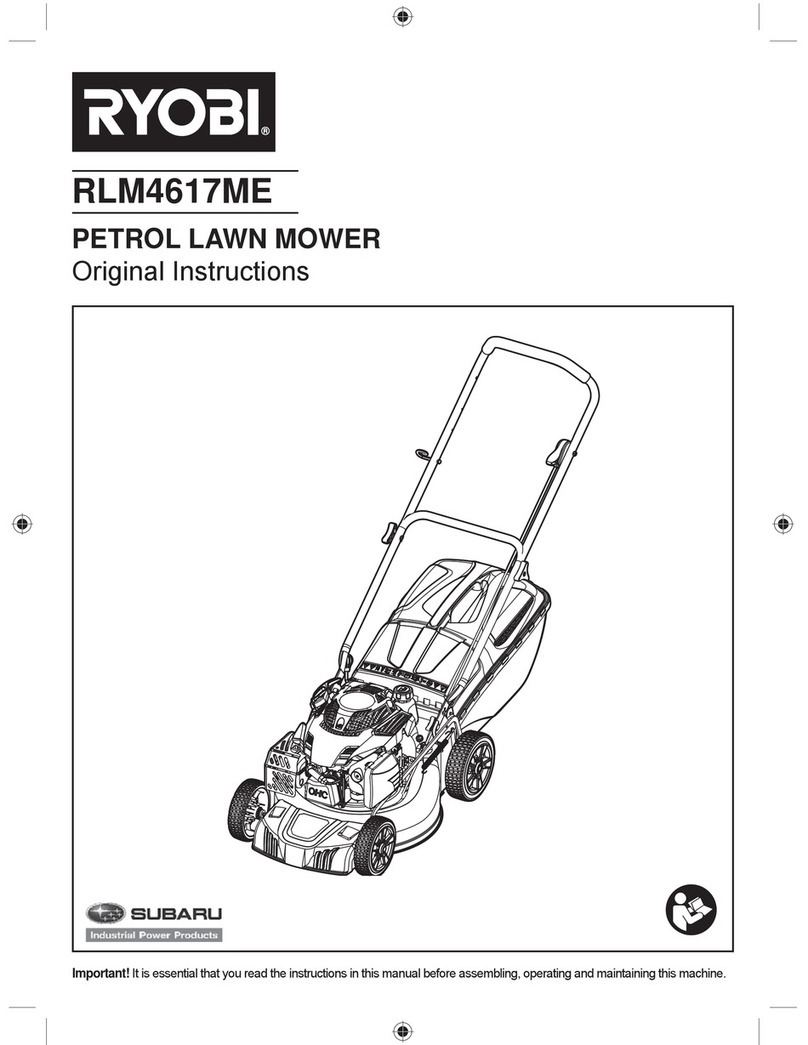 Ryobi RLM4617ME User manual