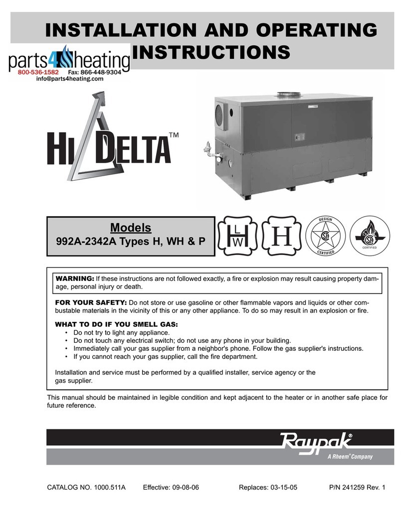Hi Delta 992A Installation and operating instructions