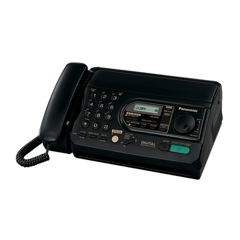 Panasonic KX-FT31 Series User manual