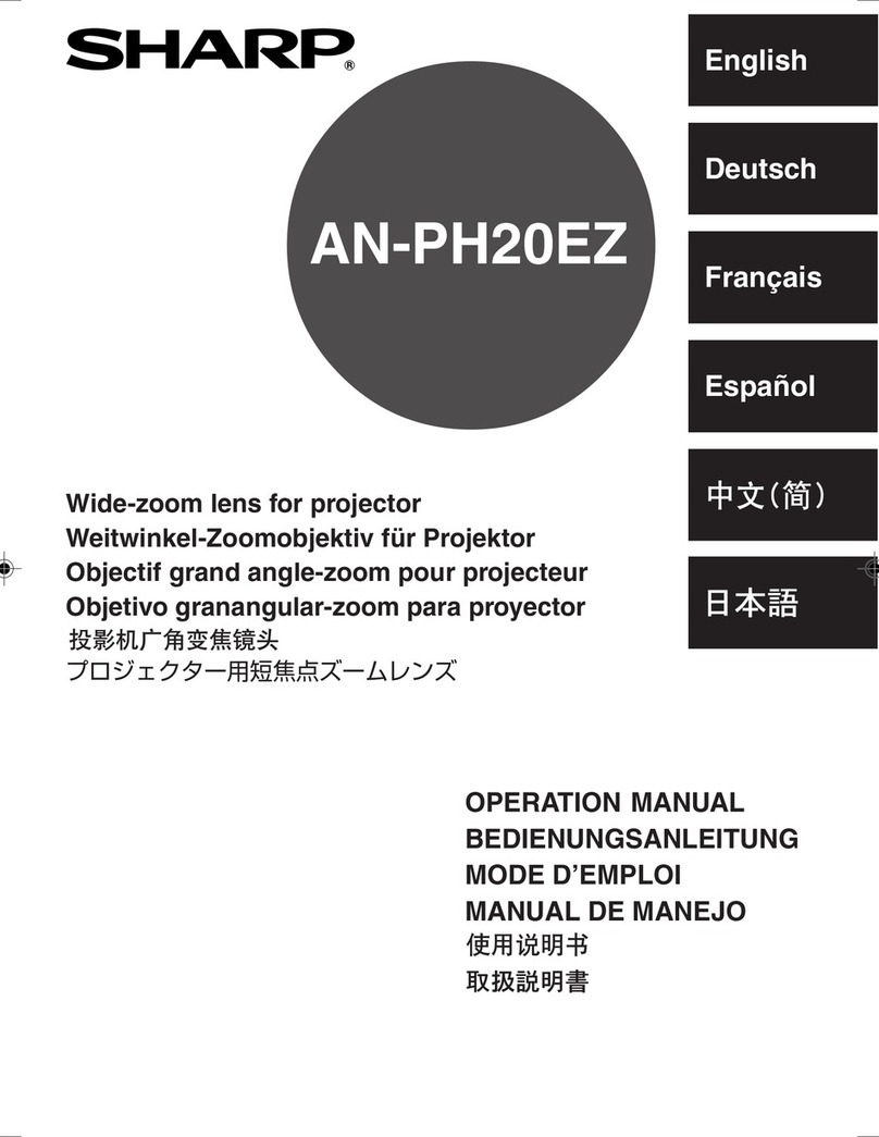 Sharp AN-PH20EZ Operation manual Sharp AN-PH20EZ Operation manual