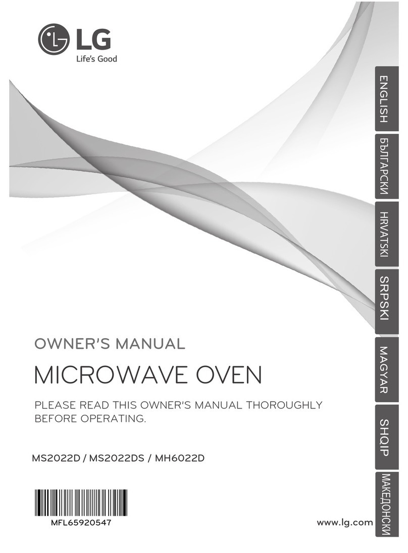LG MS2022D owner's manual