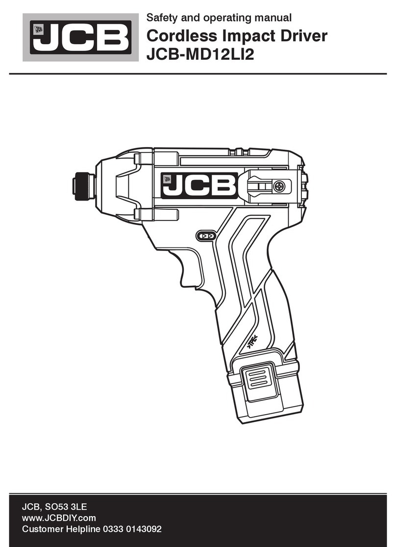 jcb JCB-MD12LI2 Safety and operating manual
