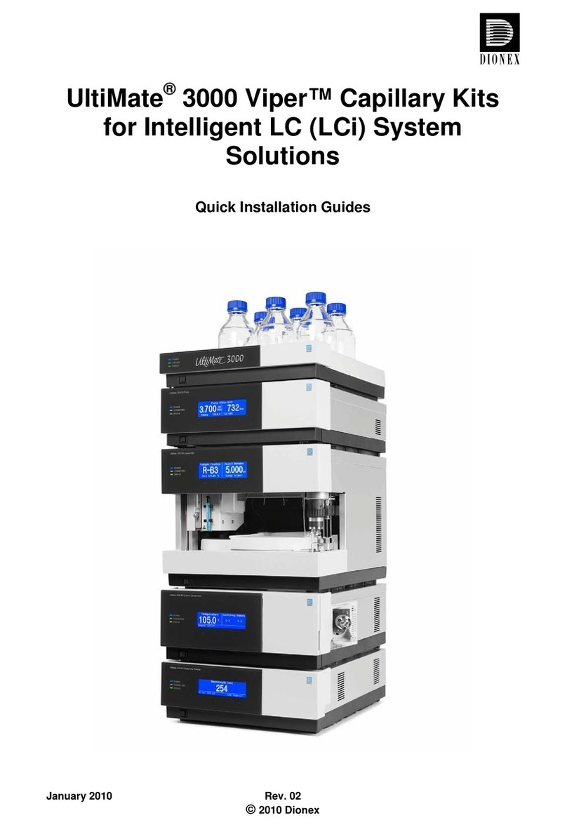 Dionex UltiMate 3000 LCi Quick installation guide
