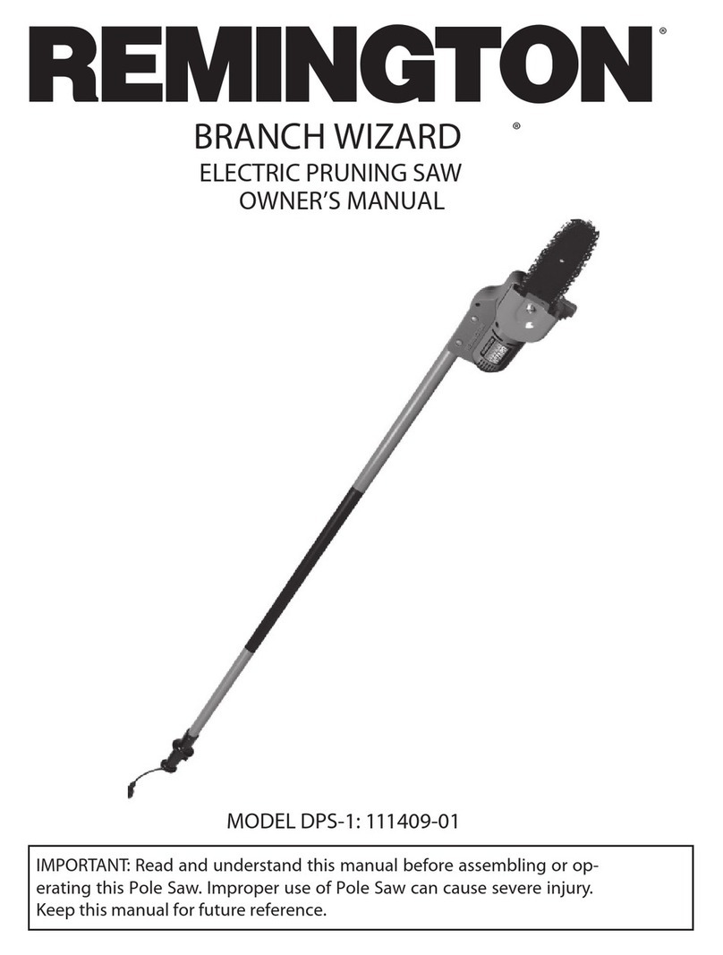 Remington BRANCH WIZARD DPS-1 User manual