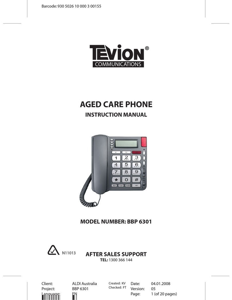 Tevion BBP 6301 instruction manual