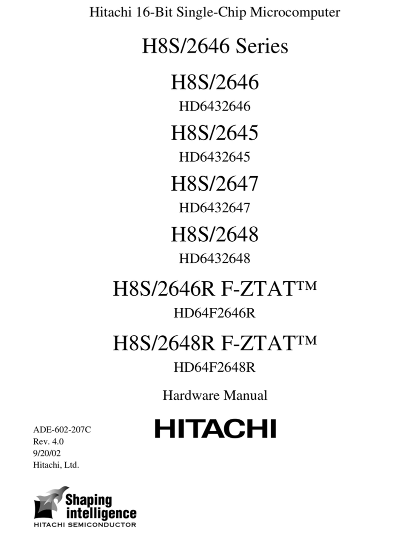 Hitachi H8S/2646 Hardware manual