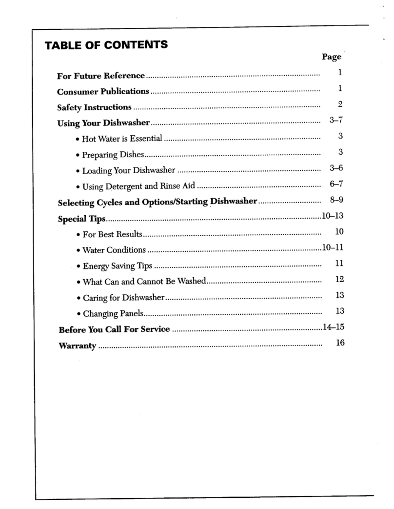 Maytag Jetclean DWU9200AAE User manual