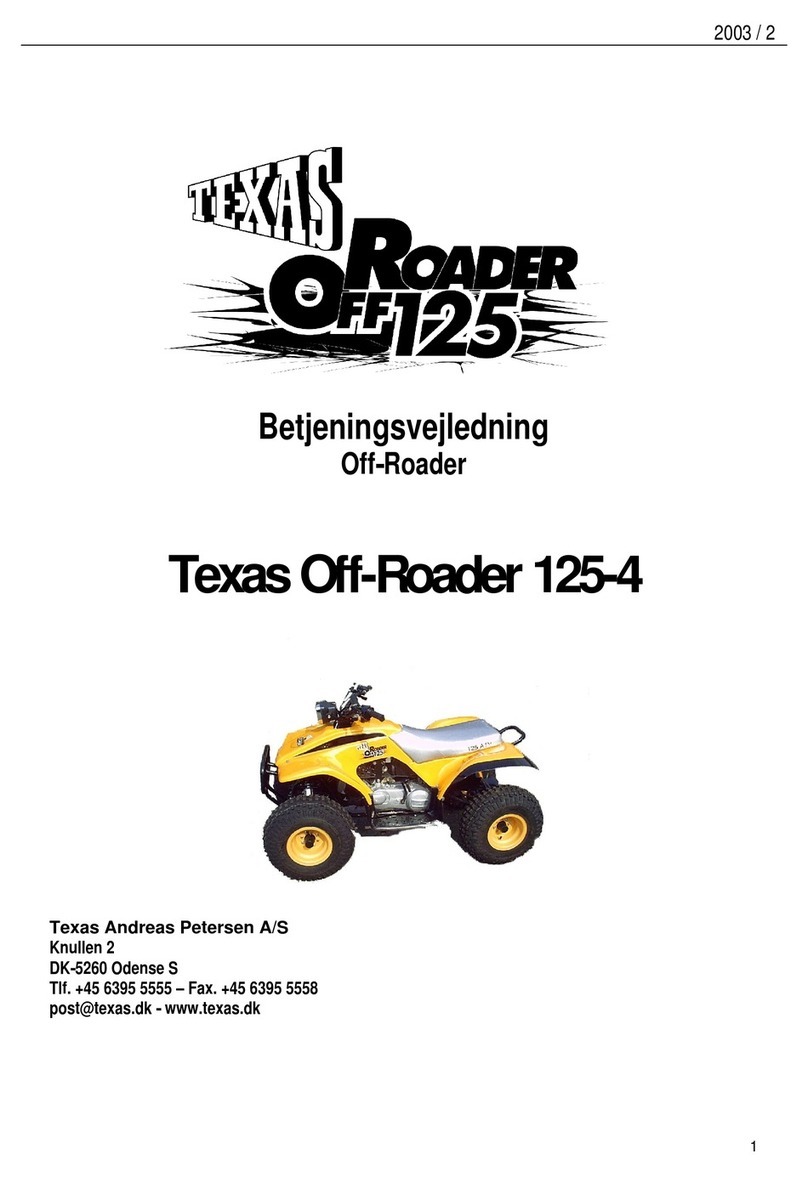 Texas Off-Roader 125-4 user manual