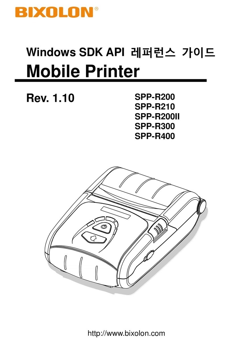 BIXOLON SPP-R200 User manual
