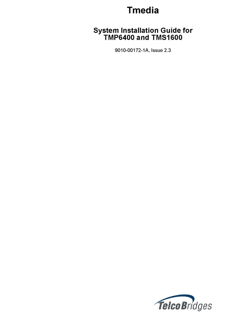 TelcoBridges TMP6400 installation guide