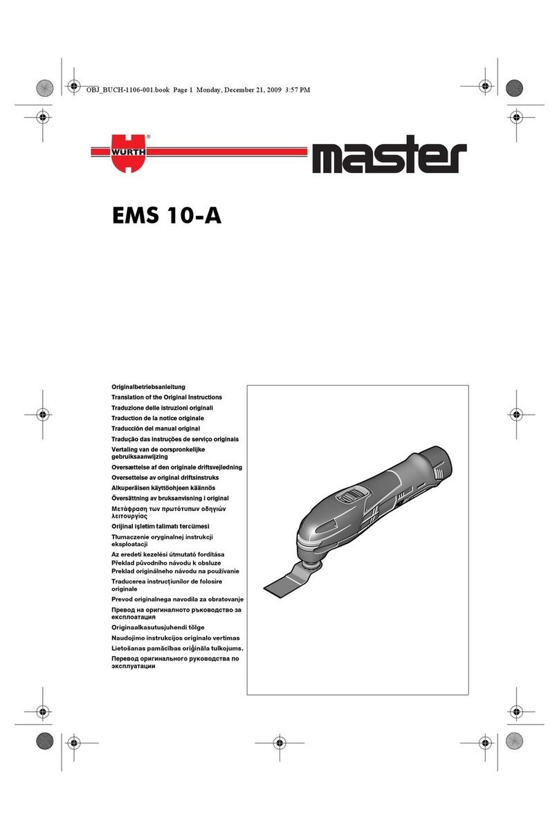 wurth EMS 10-A Translation of the original instructions