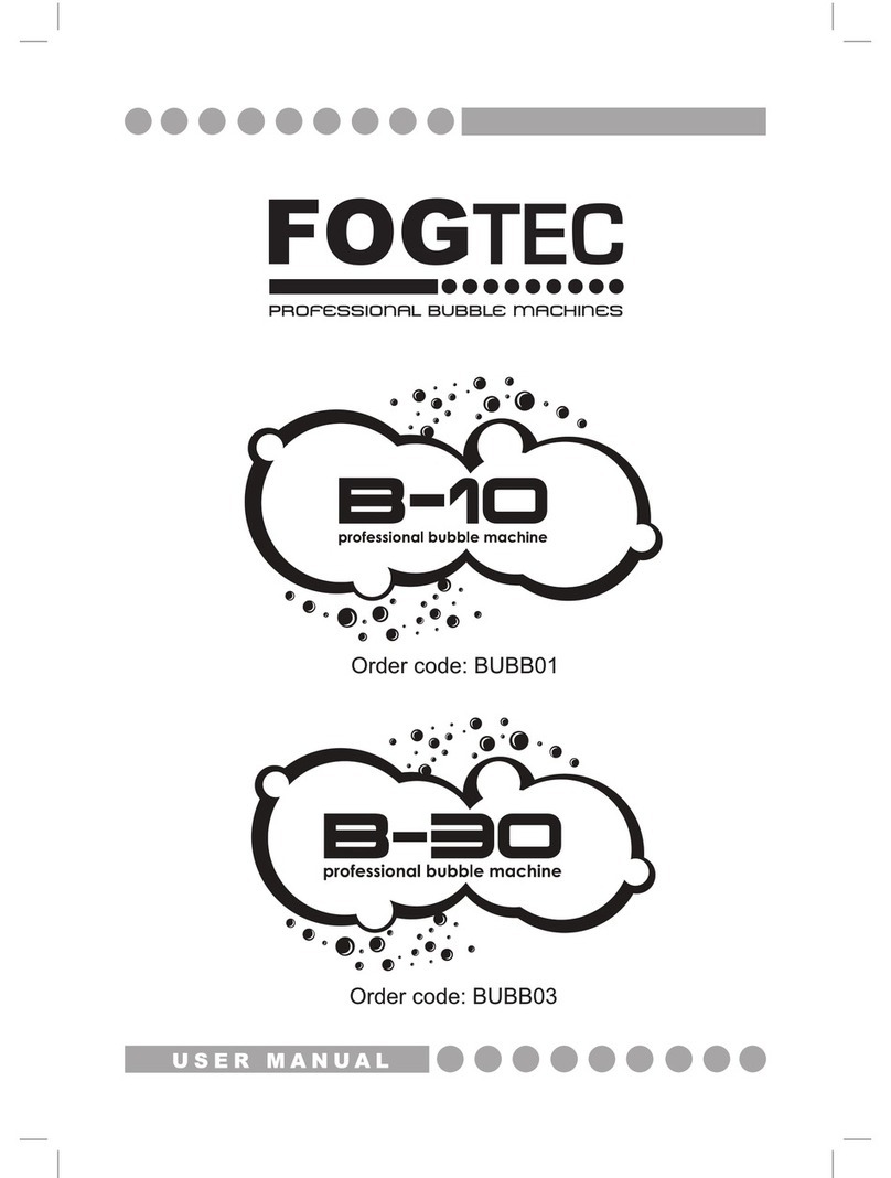 Fogtec B-10 user manual