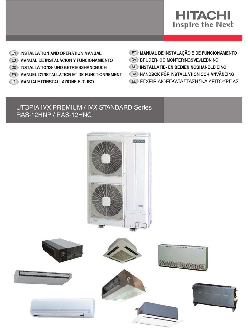 Hitachi RAS-12-HNP User manual