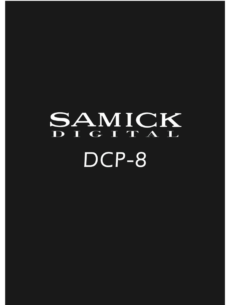 Samick DCP-8 manual