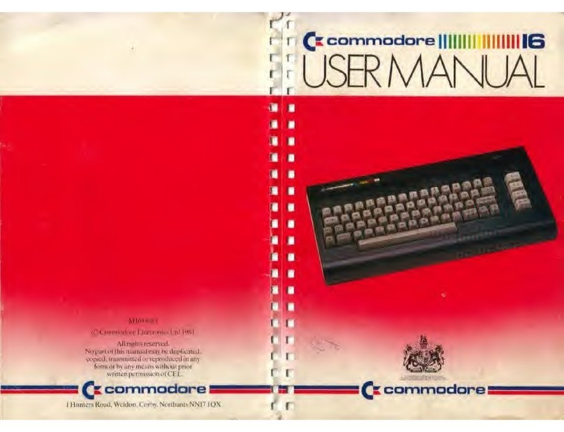 Commodore 16 user manual