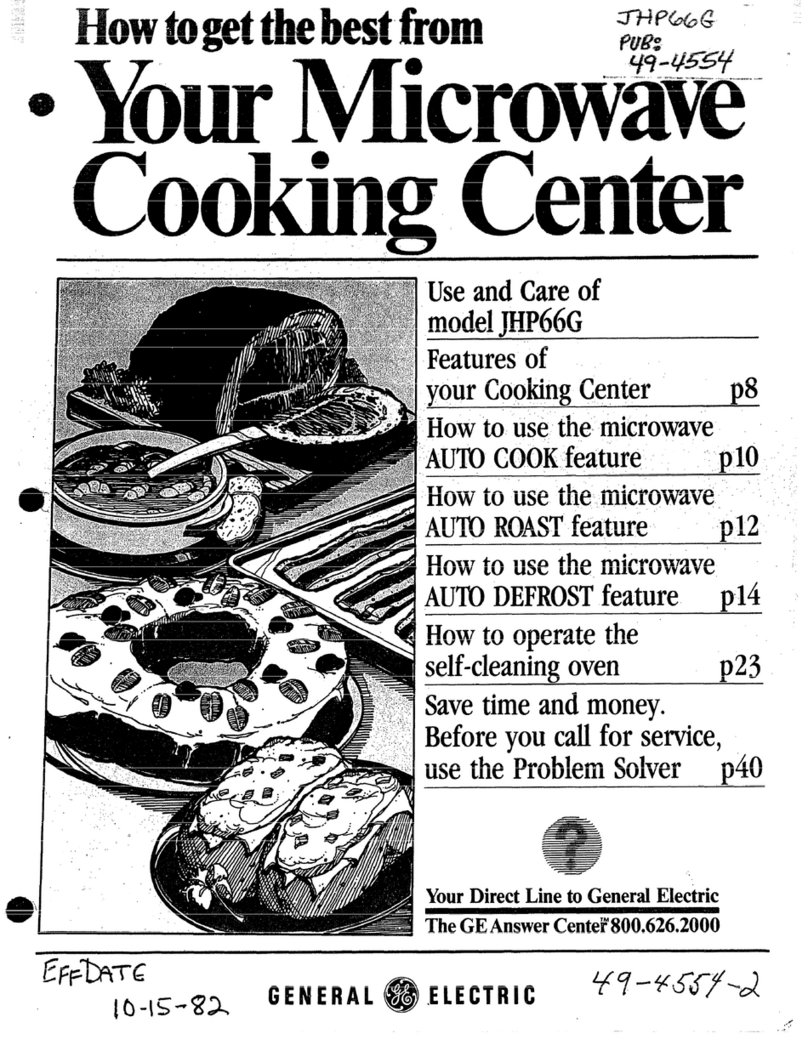 GE JHP66G Installation instructions