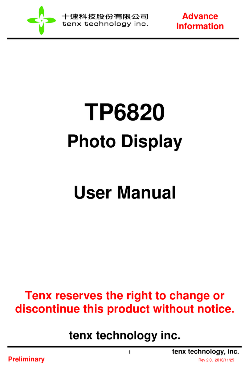 TENX TECHNOLOGY UM-TP6820_E user manual