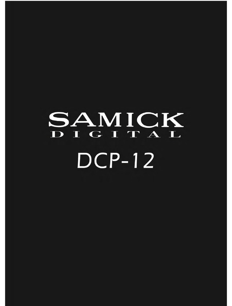 Samick DCP-12 User manual