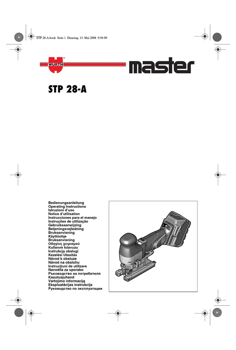 wurth STP 28-A operating instructions