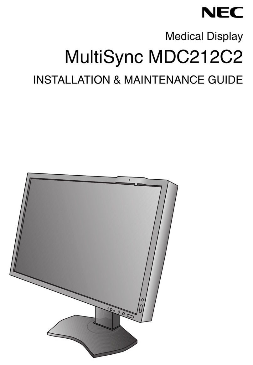 NEC MultiSync MDC212C2 Operating and safety instructions NEC MultiSync MDC212C2 Operating and safety instructions