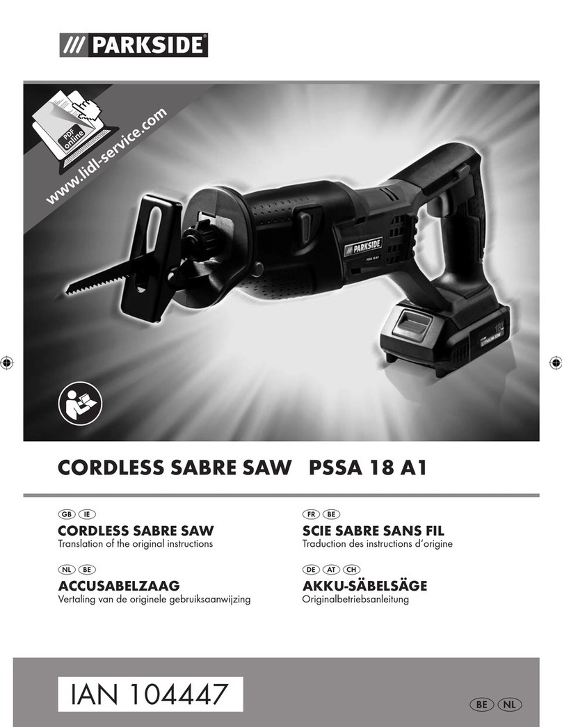 Parkside PSSA 18 A1 User manual
