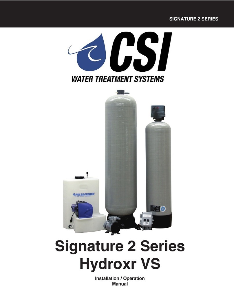 CSI signature 2 hydroxr vs User manual