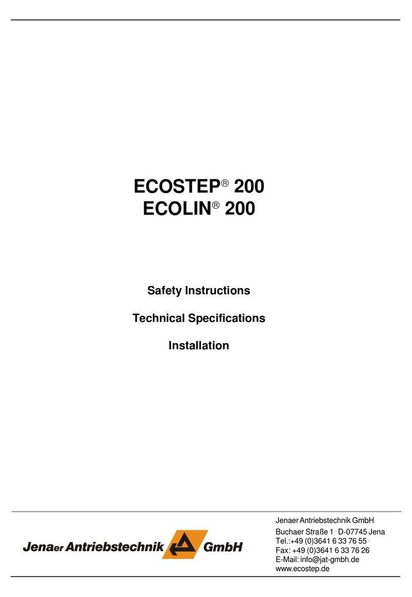 Jenaer ecostep 200 installation manual