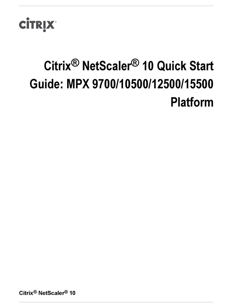 Citrix ADC MPX 9700 quick start guide Citrix ADC MPX 9700 quick start guide