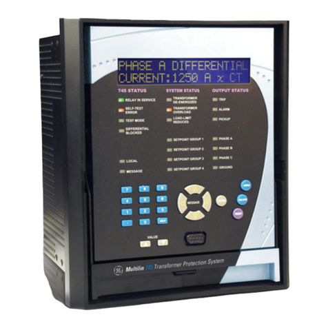 GE 745 TRANSFORMER MANAGEMENT RELAY User manual