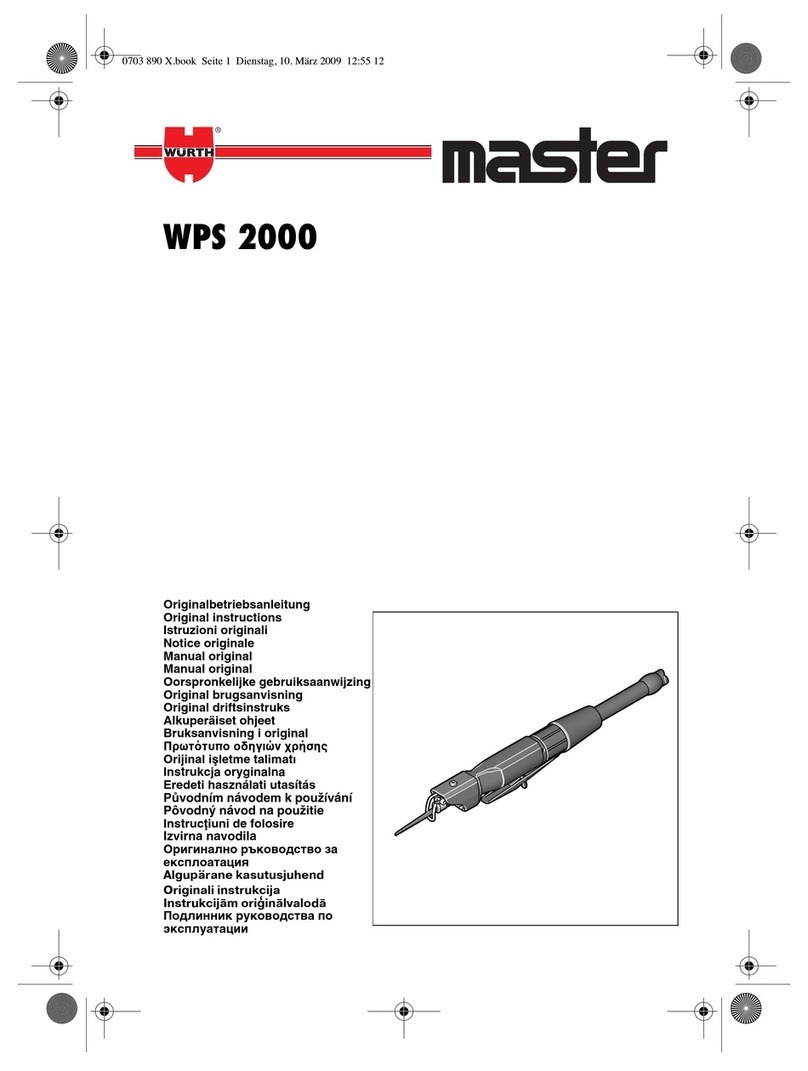 wurth WPS 2000 User manual