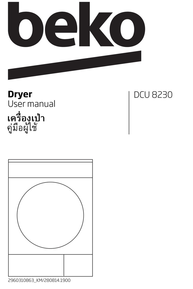 Beko DCU 8230 User manual