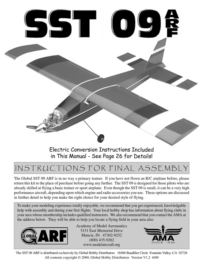 Global Hobby Global SST 09 ARF instructions Global Hobby Global SST 09 ARF instructions