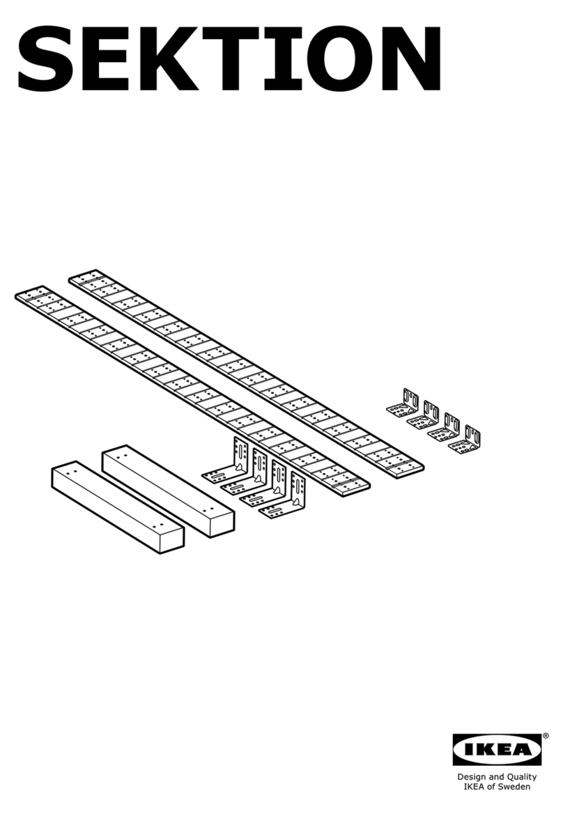 IKEA sektion Assembly manual