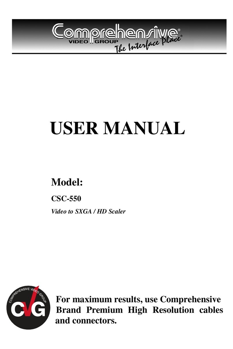 Comprehensive CSC-550 user manual