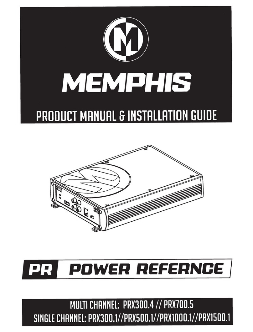 Memphis PRX300.4 User manual