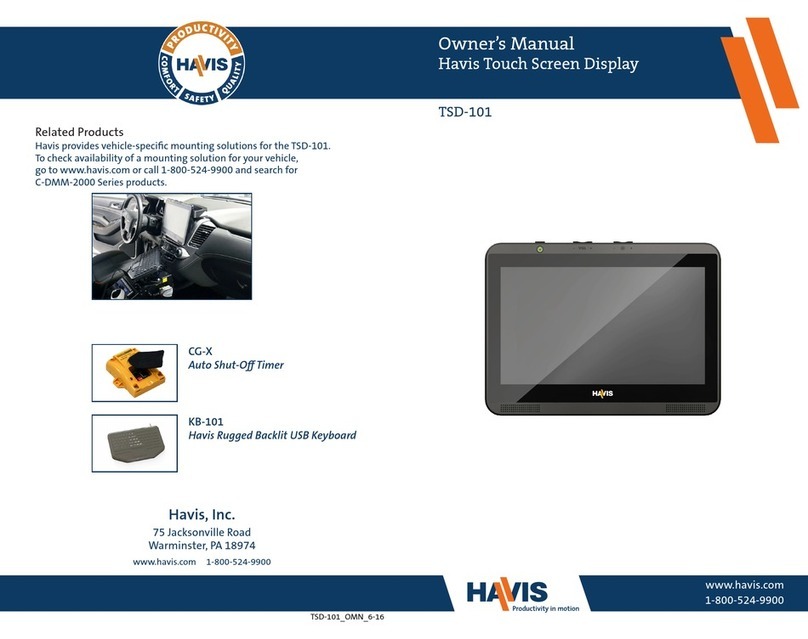 Havis TSD-101 User manual