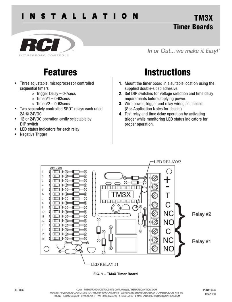 RCI TM3X Installation