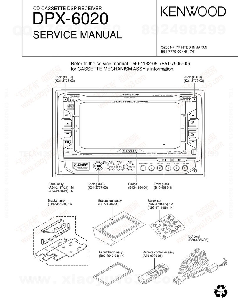 Kenwood DPX-6020 User manual
