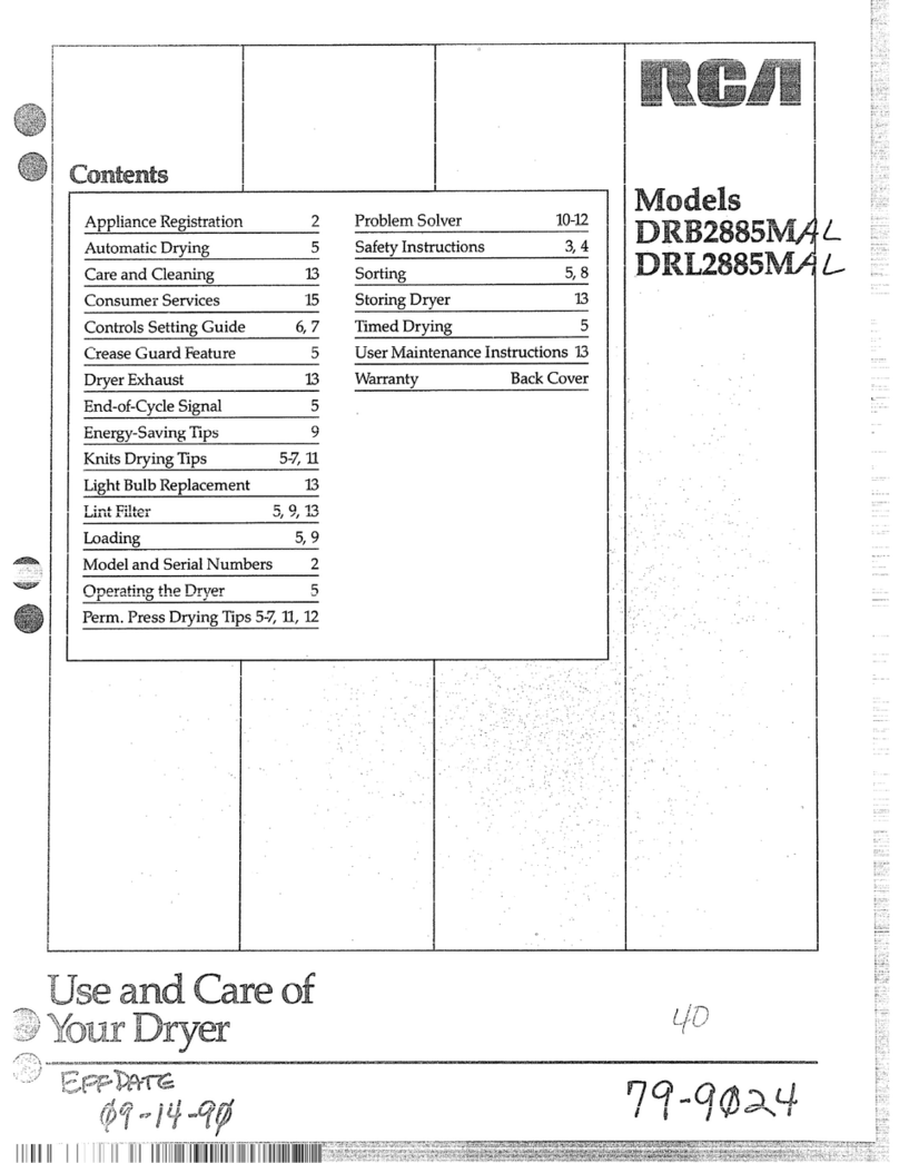 RCA DRB2885MAL Installation instructions