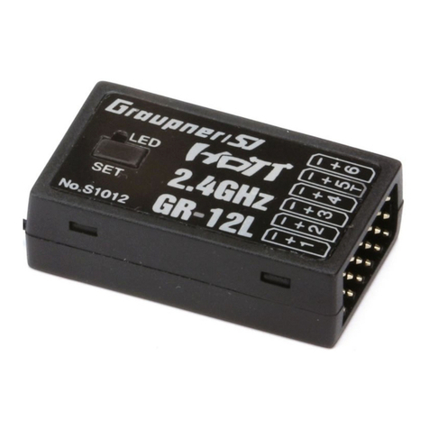 GRAUPNER GR-12L HoTT User manual