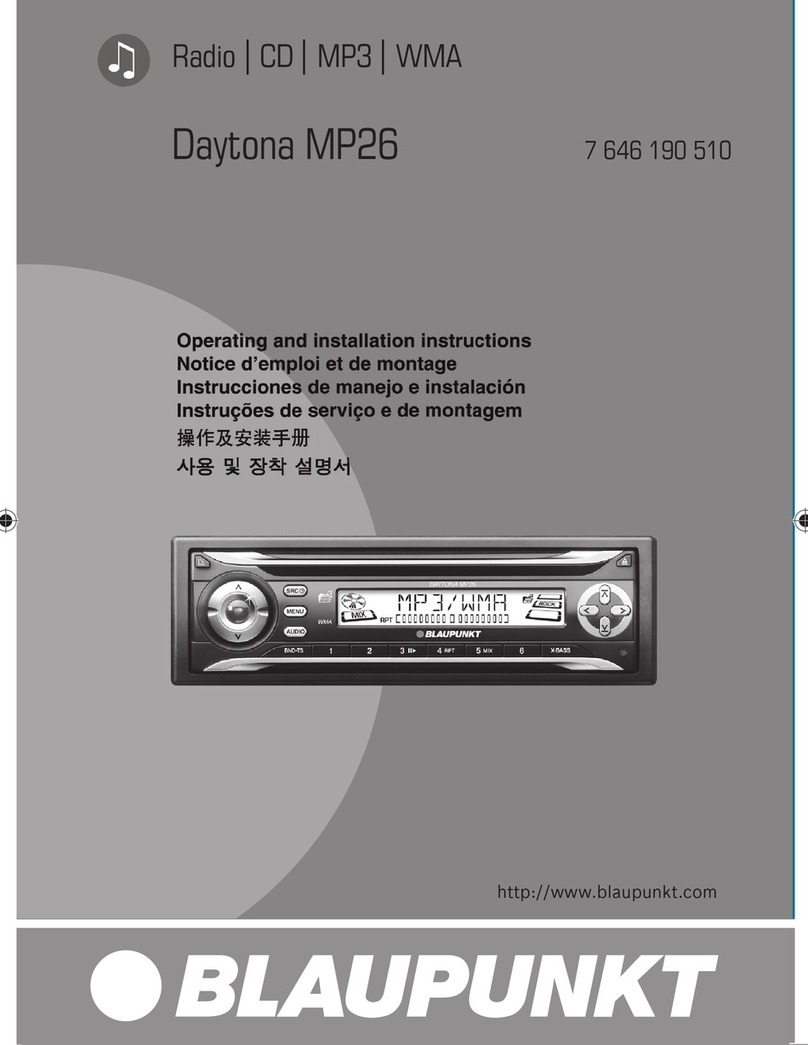 Daytona mp26 Operating and installation instructions