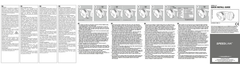 Speed Link SL-8762-BK Quick install guide