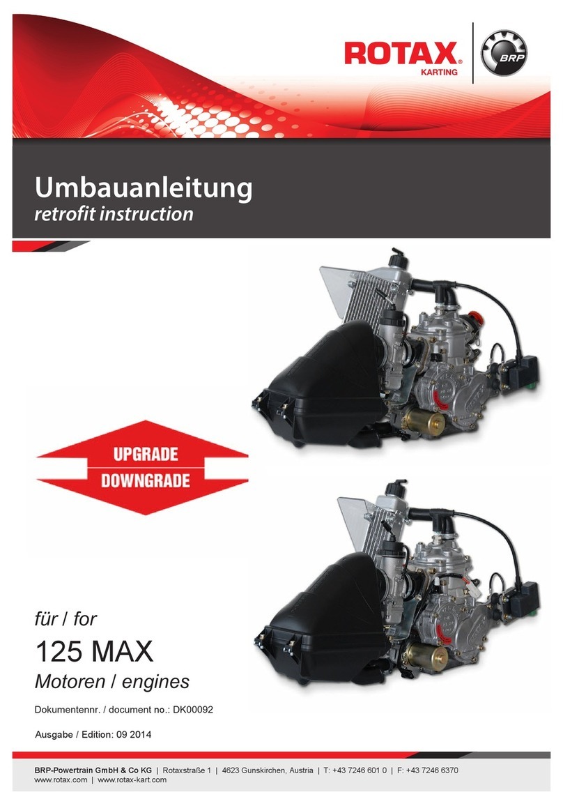 Rotax 125 Max User manual Rotax 125 Max User manual